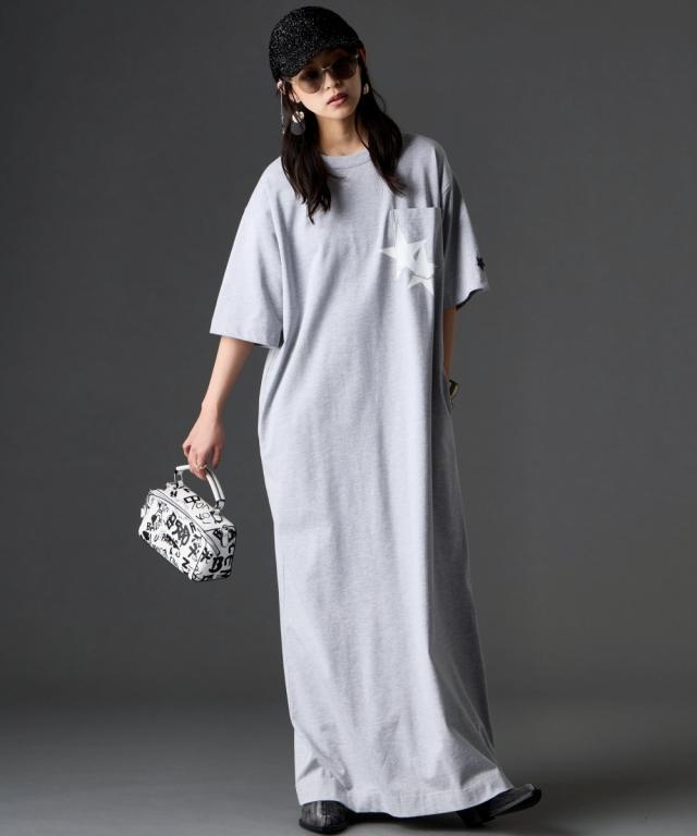 衣装 ロング マキシ レディース うしろ側 刷り上げる プルオーバー GEVS. 夏 ひざ下 | M〜5L | ニッセン nissen