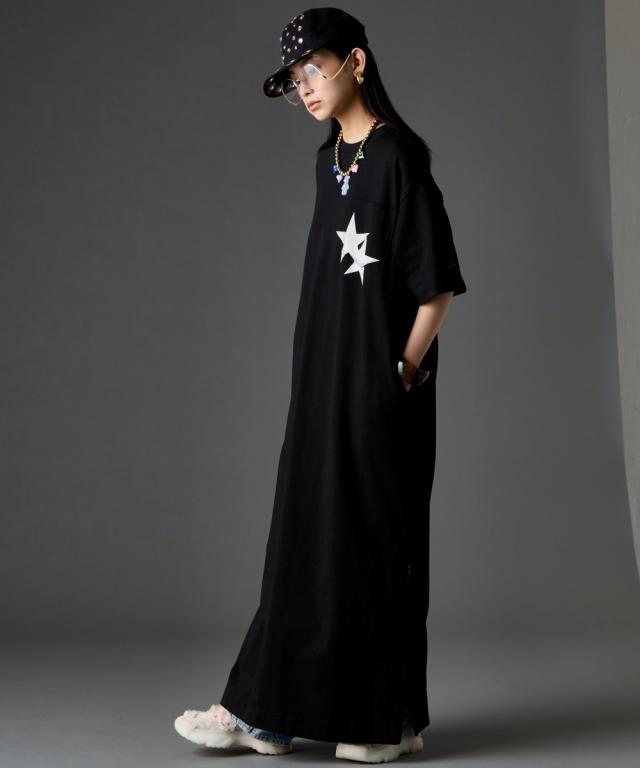 衣装 ロング マキシ レディース うしろ側 刷り上げる プルオーバー GEVS. 夏 ひざ下 | M〜5L | ニッセン nissen