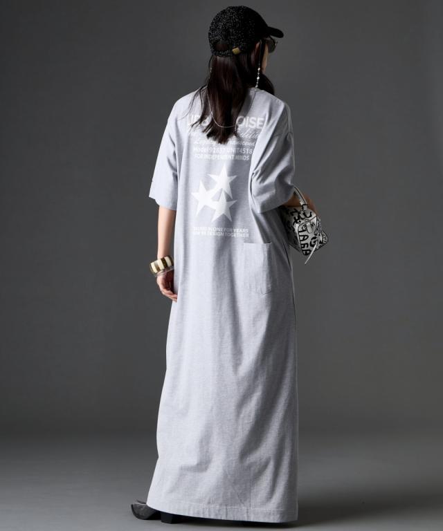 衣装 ロング マキシ レディース うしろ側 刷り上げる プルオーバー GEVS. 夏 ひざ下 | M〜5L | ニッセン nissen