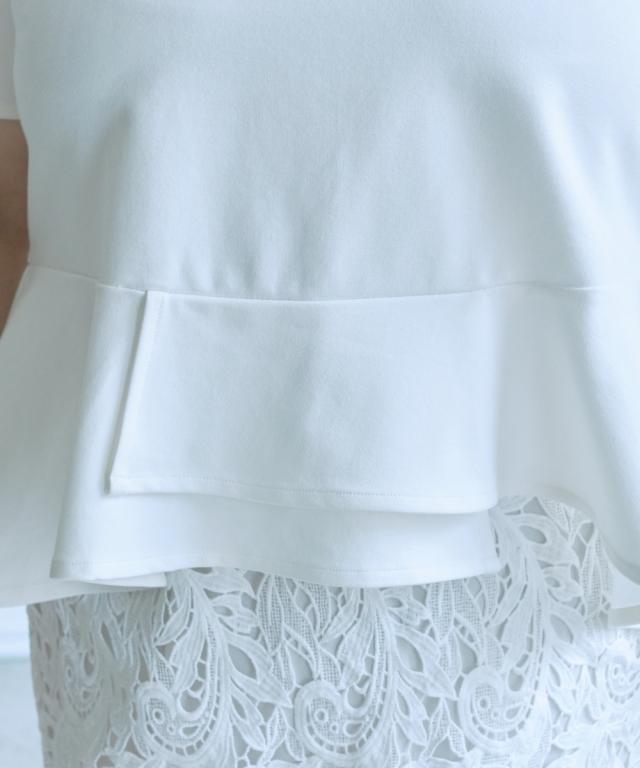 Tシャツ カットソー レディース らめちゃんコラボ ペプラム トップス 夏 | L〜6L | ニッセン nissen_15
