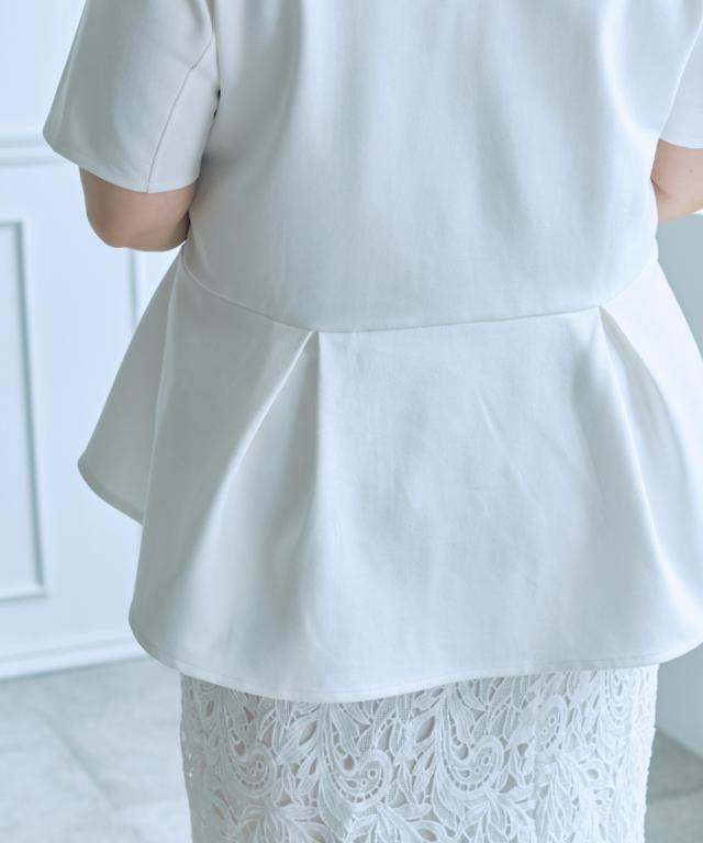 Tシャツ カットソー レディース らめちゃんコラボ ペプラム トップス 夏 | L〜6L | ニッセン nissen_17