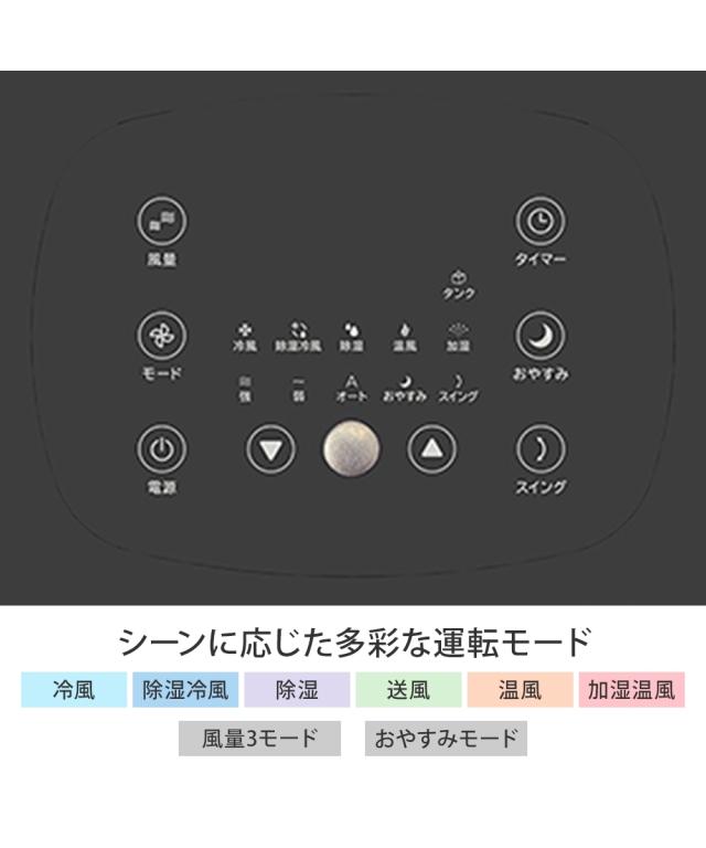 THREEUP ダクトレス 暖房機能付スポットエアクーラー ヒート＆クール DL-T2604 夏 ニッセン nissen_9
