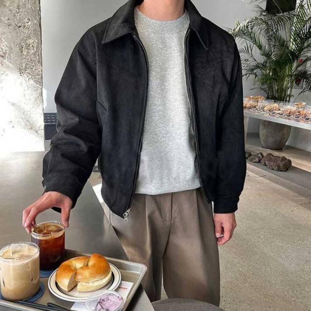 【COACH】スウェード　レザージャケット　ブルゾン　MA-1 COACH】スウェード レザージャケット ブルゾン MA-1 （UNISEX