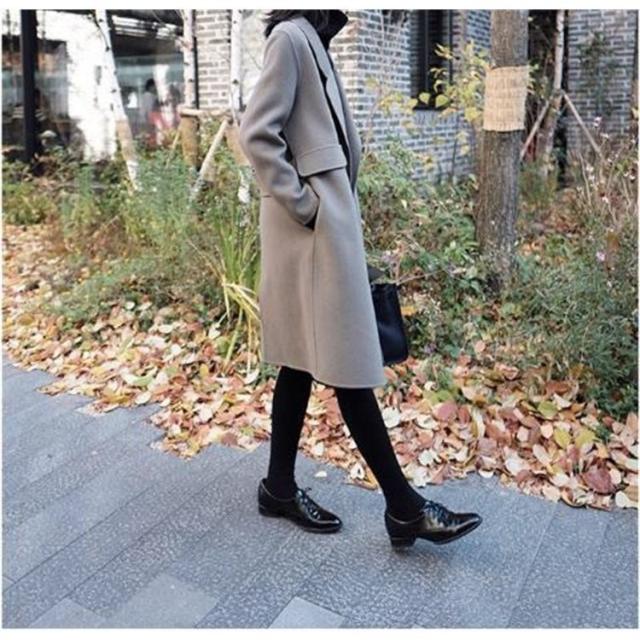 レディース ステンカラートレンチコート らしゃ ウール スプリング