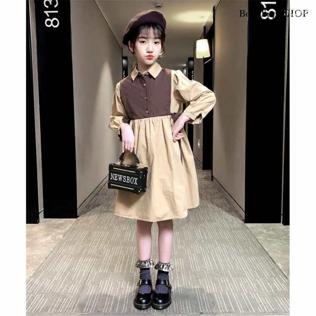 子供服 ワンピース キッズ 女の子 秋冬 長袖 女の子 ワンピース