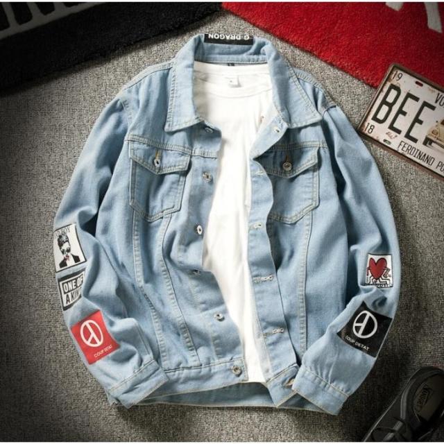 Gジャン メンズ ジャケット はおり デニムジャケット ジージャン デニム アウター 2020 秋 かっこいい　Gジャン　おしゃれ