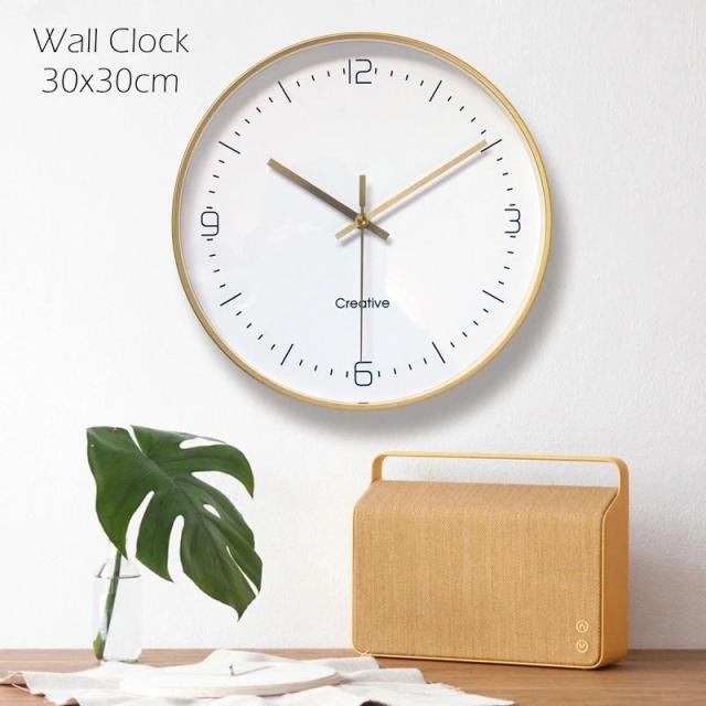 時計 壁掛け 掛け時計 オシャレ 北欧 おしゃれ シンプル 静音 金属 フック付きの通販は 4,916円