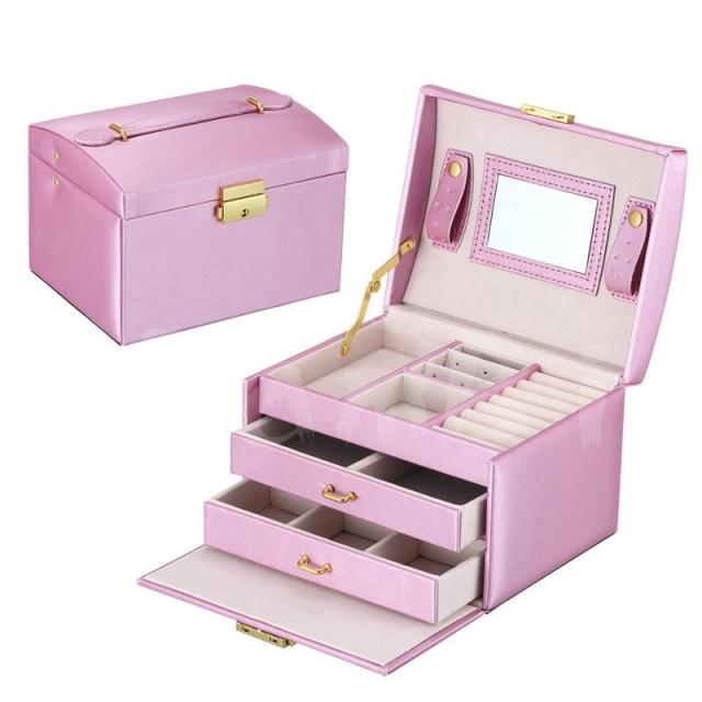 ジュエリーボックス 大容量 アクセサリー 収納 ピアス ネックレス 指輪 携帯 小物入れ プレゼント 誕生日の通販は 5,550円