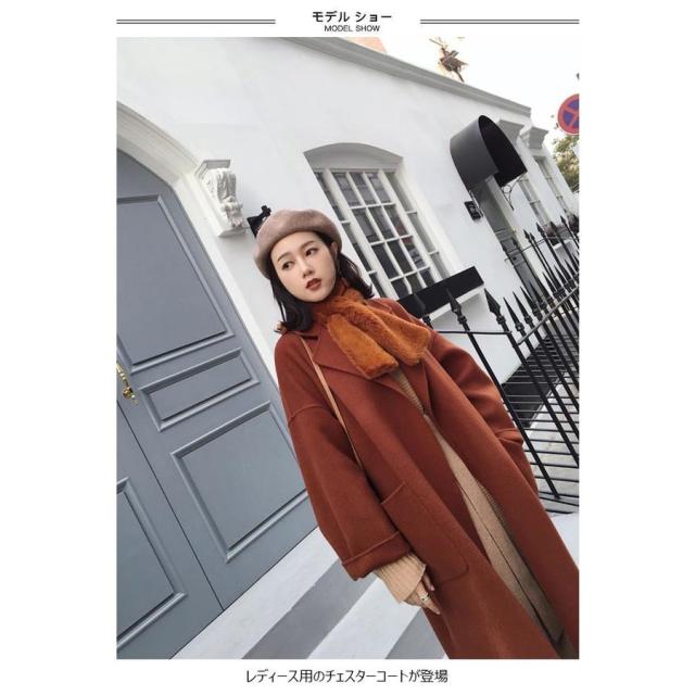 ロングコート 厚手 レディース チェスターコート 体型カバー ゆったり コート ツイード 女性 アウター 秋冬 ツイードコート レトロ 気質アップ ロングコート 厚手 レディース チェスターコート 体型カバー ゆったり