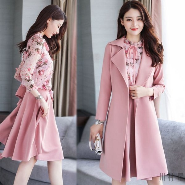 プリングコート レディース トレンチコート ライトアウター 大きいサイズ 春アウター ロング丈 ミディアム 高品質