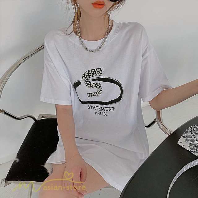 tシャツ Tシャツ レディース カットソー 人気 カジュアル クルーネック