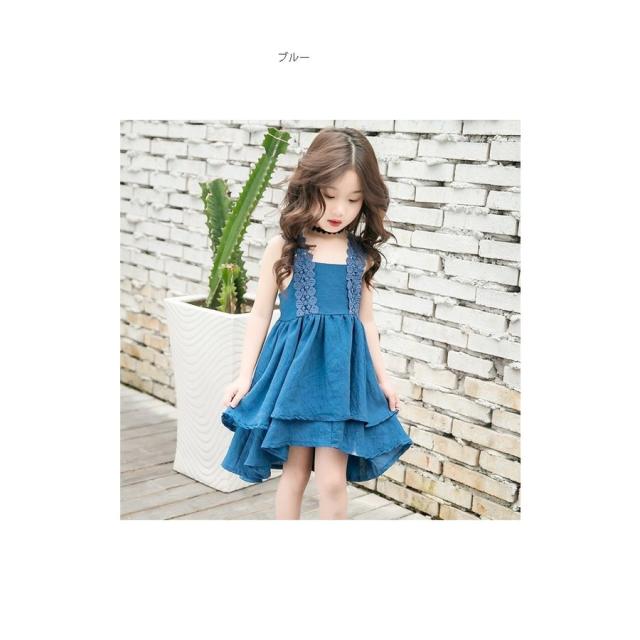 韓国子供服 ワンピース 綿 キャミワンピ 春夏 女の子 キッズ用 新作 韓国子供服 女の子 半袖 キャミソール ワンピース キッズ