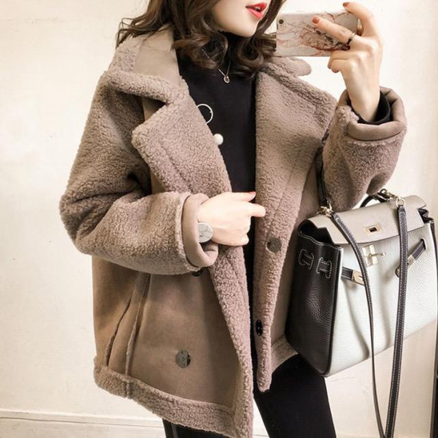 ファーコート ミンクカシミアコート レディース 冬 40代 新品 エコファーコートミンクカシミア 毛皮コート ロング モコモコ 暖かいアウター 韓国風の通販は