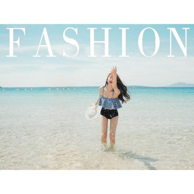 水着ビキニ レディース ビキニ2点セット 韓国風 フレア ボリューム