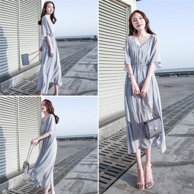 ワンピース レディース 40代 春夏 マキシ丈ワンピース きれいめ 大きいサイズ シルク風 半袖 無地 マキシ丈ワンピース 通勤 着痩せ ロング 結婚式 オシャレ ワンピース レディース 40代 春夏 マキシ丈ワンピース きれいめ 大きい