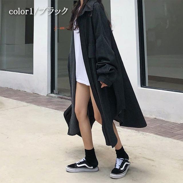 デニムコート コート マキシ丈 トレンチコート レディース ロング丈 A