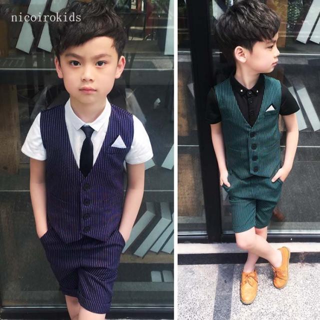 男の子 フォーマル 半袖 スーツ 子供服 男の子 フォーマル ベスト 結婚式 発表会 七五三 卒園式 入園式 卒業式 入学式 フォーマルスーツ90の通販は 4,848円