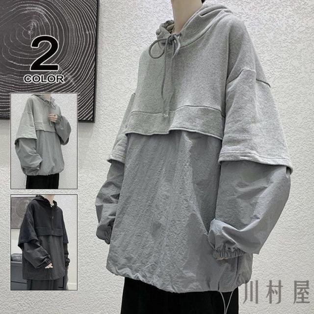 パーカー メンズ 長袖 プルオーバーパーカー スウェット ゆったり長袖パーカー フード付き ルームウェア 秋服 プルオーバーの通販は 4,812円