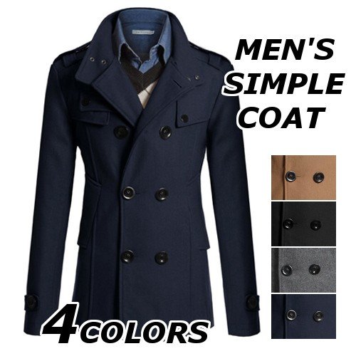 コート メンズ ブランド 長袖 黒 冬 無地 トレンチコート カジュアルコート おしゃれ ジャケット アウター 大きいサイズ 17amj61w 40代 50代の通販は 5,273円