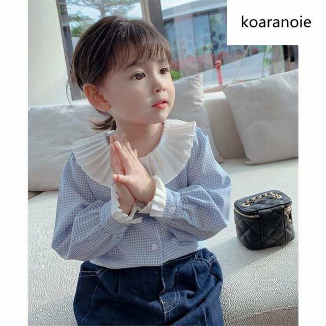 ブラウス キッズ 長袖 韓国子供服 女の子 トップス チェック柄 春服 子供服 Tシャツ 普段着 ベビー服 カジュアル 可愛い おしゃれ  お出かの通販はau PAY マーケット - バルデリ | au PAY マーケット－通販サイト