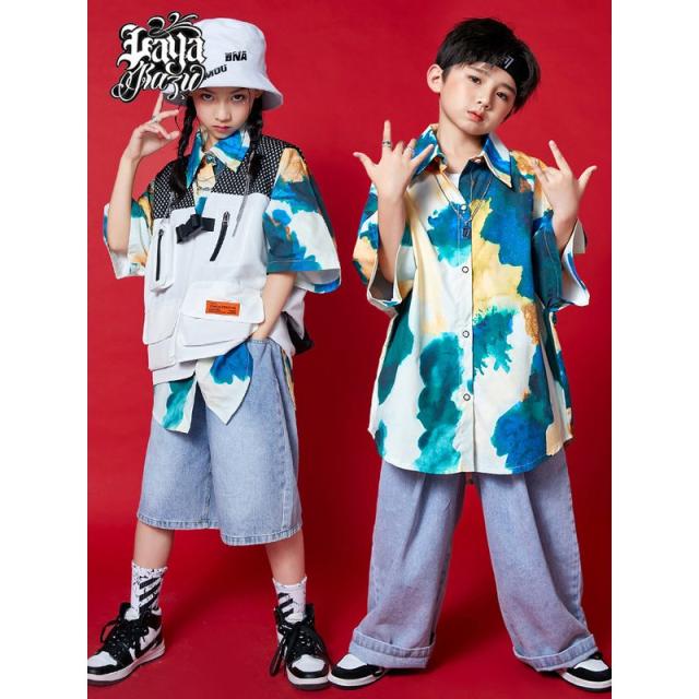 中華風 チャイナ風 黒 キッズダンス衣装 セットアップ 男の子 韓国