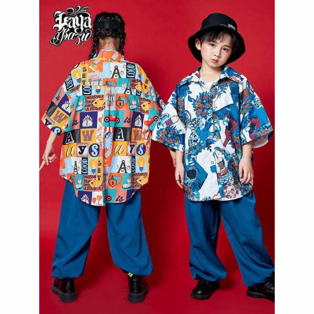 ステージ衣装 ダンスウェア キッズダンス衣装 ヒップホップ 韓国子供服 jazz 練習着 女の子 男の子 セット運動着 派手 体操服 シャツ パンツの通販は
