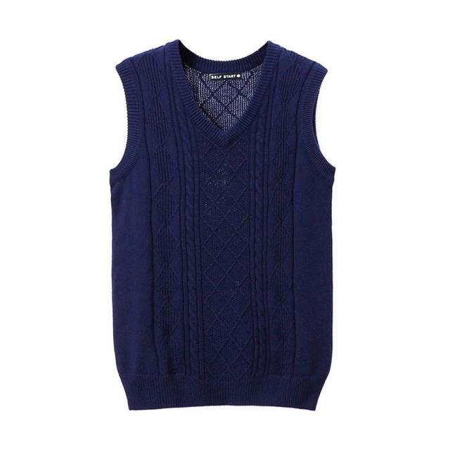 ニットベスト メンズ Vネック セーター ベスト 大きいサイズ インナー