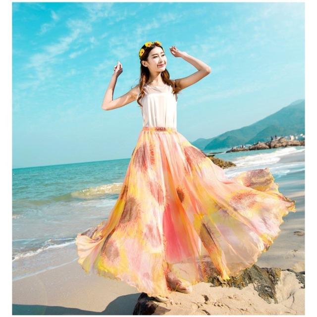 【BCBG MAXAZRIA】プリーツ花柄マキシスカート オーガンジー花柄プリントスカート【Hana服】 通販【ニッセン】