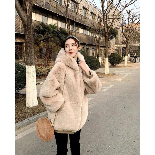 ブルゾン ファーコート フリースコート レディース ロングコート