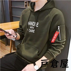 パーカー メンズ フード付き 長袖 英文字 トレーナー スポーツ カップル プルオーバ 袖ポケット 運動着 春秋 おしゃれの通販は 8,970円