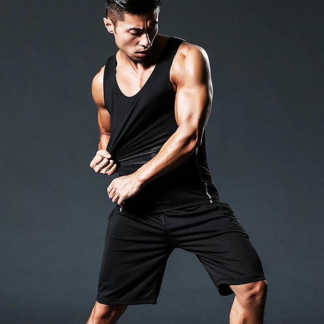 フィットネスウェア ランニングウェア メンズ 速乾 タンクトップ