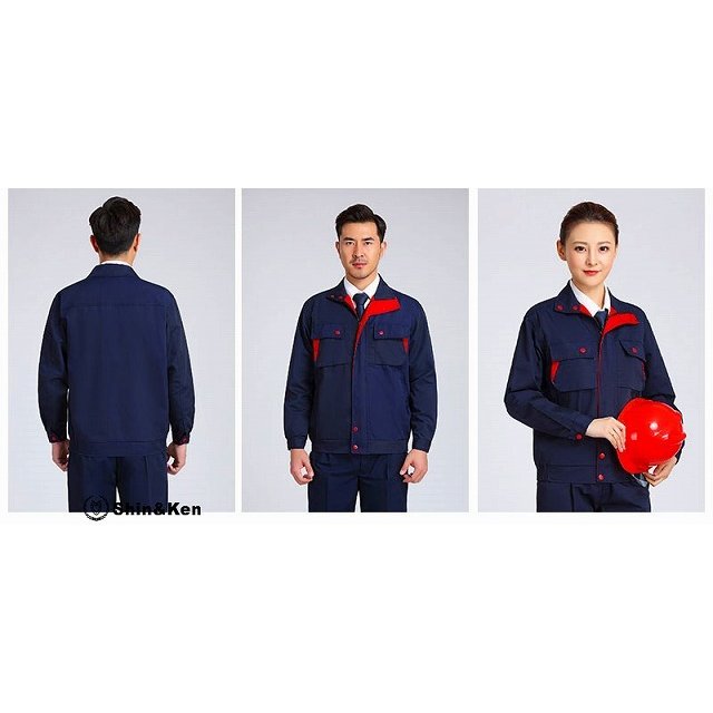 ミカン 作業服 ワークウェア ユニセックス 老 鳳 翔の 冬 作業着の 女性 店員