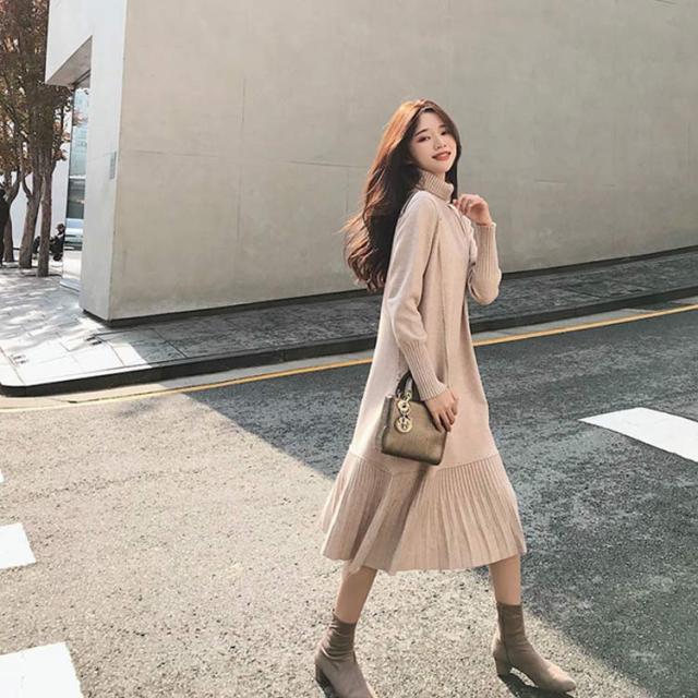 新品♡KBF＊ドレスコート ベージュ（BACKオープンセパレートワンピース  