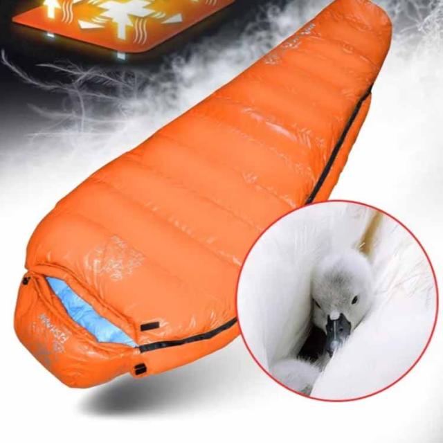 暖かい マミー型 -10度 4シーズン 防寒 連結 冬用 防水 洗える シュラフ 防災 ツーリング 暖かい 保温 寝袋 ダブル シンプル キャンプ 折り畳み アウトドア キャンプ用品 登山 緊急用 -10℃ 軽量 軽い コンパクト 収納 90%ダウン