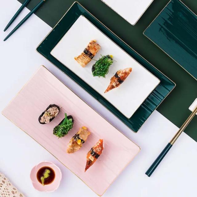 北欧風 四角 フプレート 【Lサイズ 磁器 お皿 おしゃれ 北欧