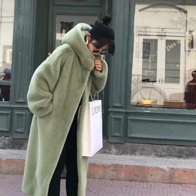 ムートンコート レディース ファーコート フェイクムートン ロング 