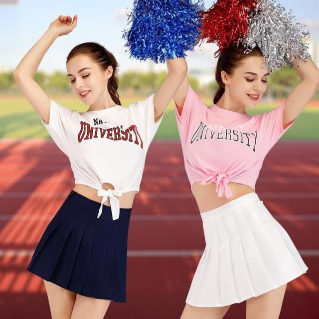 チアダンス スカート セットアップ チアリーダー衣装 衣装