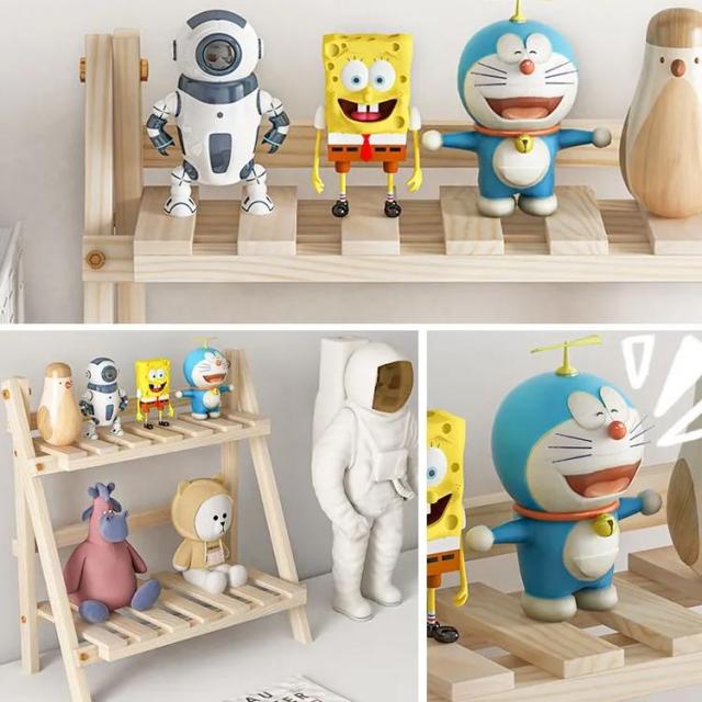 ミニラック 本棚 多機能 スリム 折りたたみ ブックスタンド シェルフ