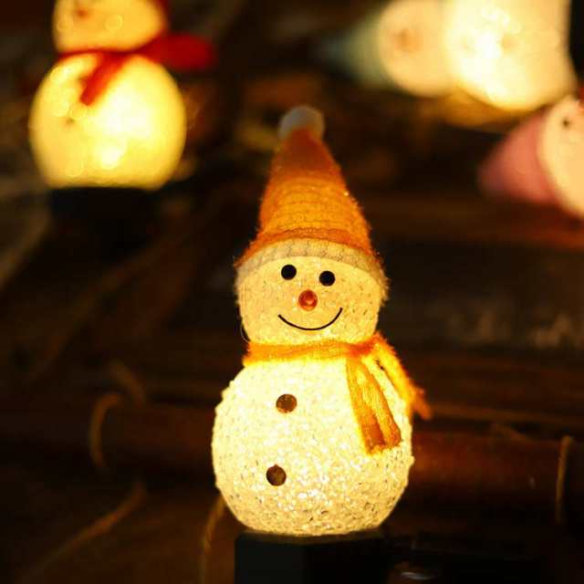 Amazon.co.jp: Lanito クリスマスライト 雪だるまライト
