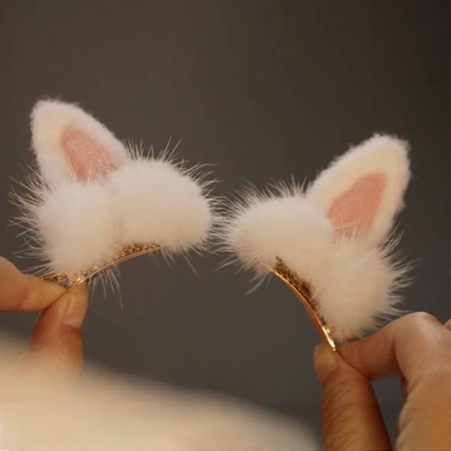 ꫛꫀꪝ【みけ猫】ベビーヘアクリップ　キッズヘアクリップ　ヘアピン ꫛꫀꪝ【みけ猫】ベビーヘアクリップ キッズヘアクリップ ヘアピン