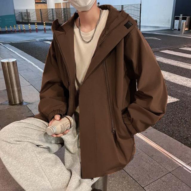 メンズ 秋 秋服 ジャケット フード付き ウインドブレーカー 冬 