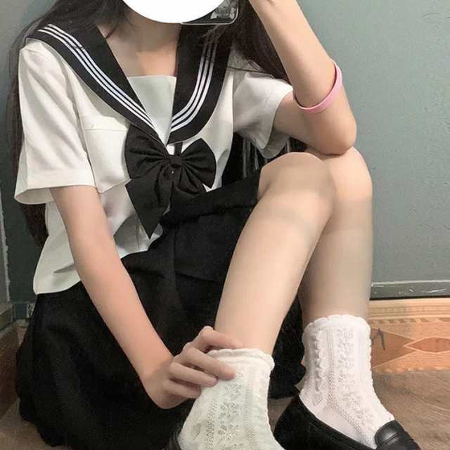 4点セット スクールスカート 制服セット 学生服 スクールシャツ 高校生 ...