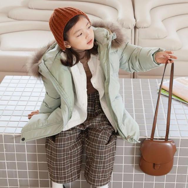 BURBERRY チェック柄ダウンコート 男の子 140 （バーバリー パーカー 