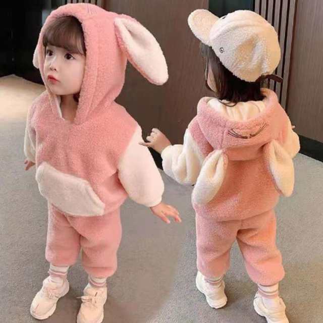 3歳 ウサギ パーカー 2歳 ベビー服 もこもこ パンダ プレゼント ギフト