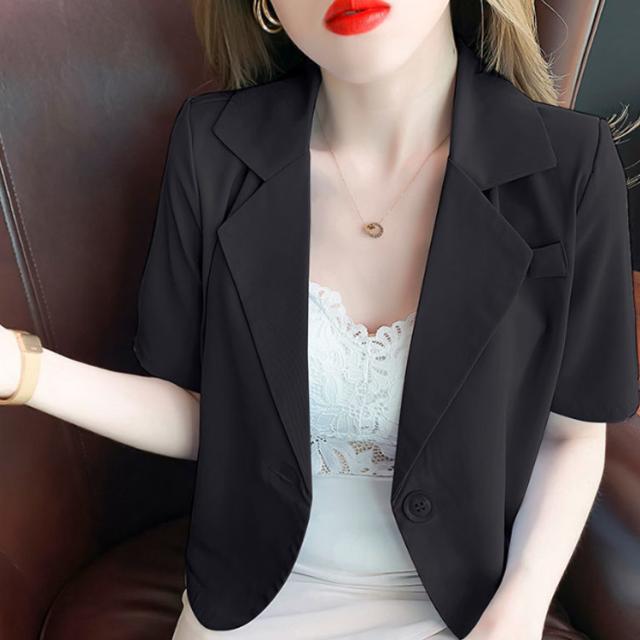 夏にぴったり♡ダブル半袖ショートジャケット 結婚式から女子会まで万能✳︎ You Color ジャケット レディース フォーマル ショート 結婚式
