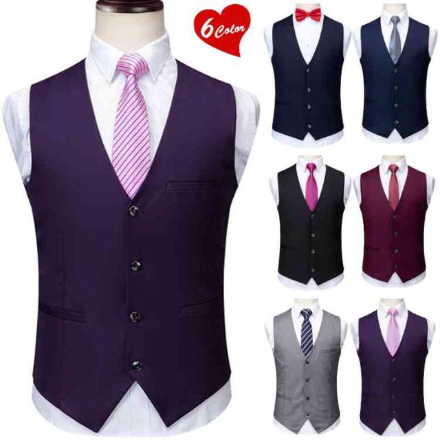 メンズ ベスト テーラードベスト ジレベスト メンズ ジレメンズ スーツベスト チョッキ スリムベスト チェックベスト コーディネート 大人の通販は