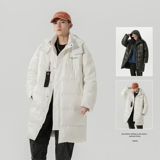 メンズ ダウンジャケット 中綿 ジャケット 暖かい 防寒 ジャケット パーカー ロング丈 韓国 原宿 スキー ファッション 秋服 秋 冬服 秋冬の通販はau Pay マーケット Rbm Shop