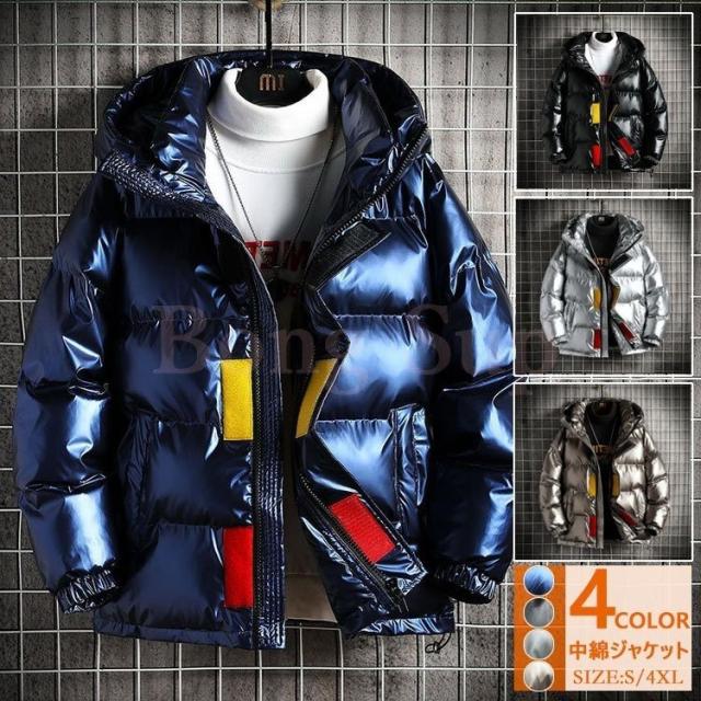 中綿ジャケット メンズ レディース ジャケット 冬服新作 カップルアウター 中綿コート 防寒服 ショート丈 アウター 通学通勤 ビジネス オシャレ軽量ジャケットの通販は 5,246円