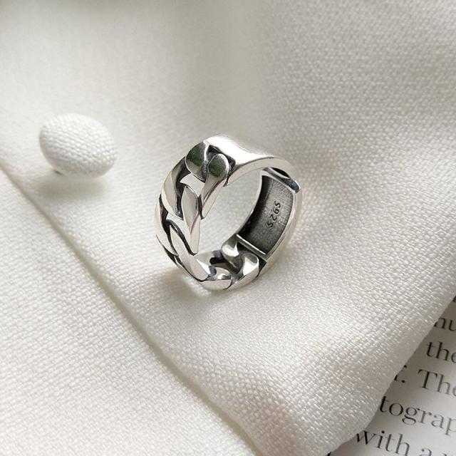 ステンレス くびれリング 変形リング シンプル ゴールド 18K GP 指輪