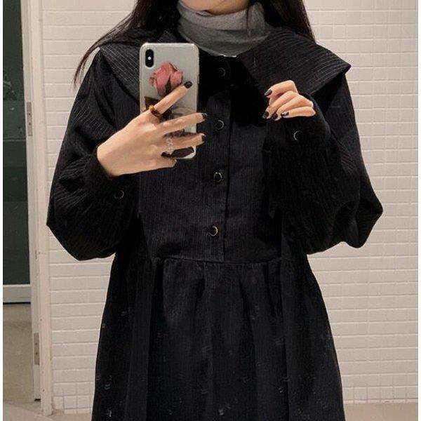 マタニティワンピース 春秋 秋冬ドレス ママ服 膝丈ドレス 黒 長袖 マタニティーウェア 産前産後 カジュアル 大きいサイズ 可愛い  おしゃの通販はau PAY マーケット - ベレザヴォーチェ